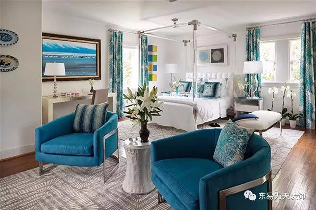 鄭州家裝公司臥室窗簾配色案例，攻略都市時尚風(fēng)潮