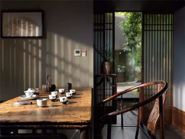 美的讓外國(guó)人看呆的中式茶裝修，東易力天裝飾*美中式茶室分享