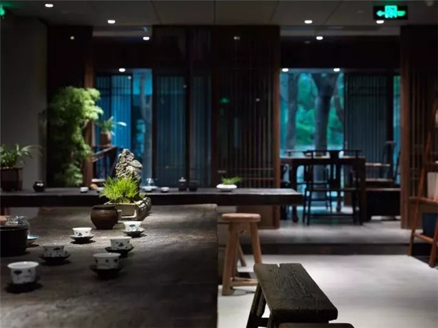 美的讓外國(guó)人看呆的中式茶裝修，東易力天裝飾*美中式茶室分享